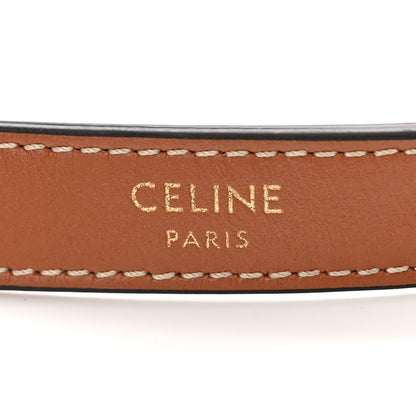 Celine Canvas Calfskin Mini Ava Triomphe Shoulder Bag Tan 6 of 11