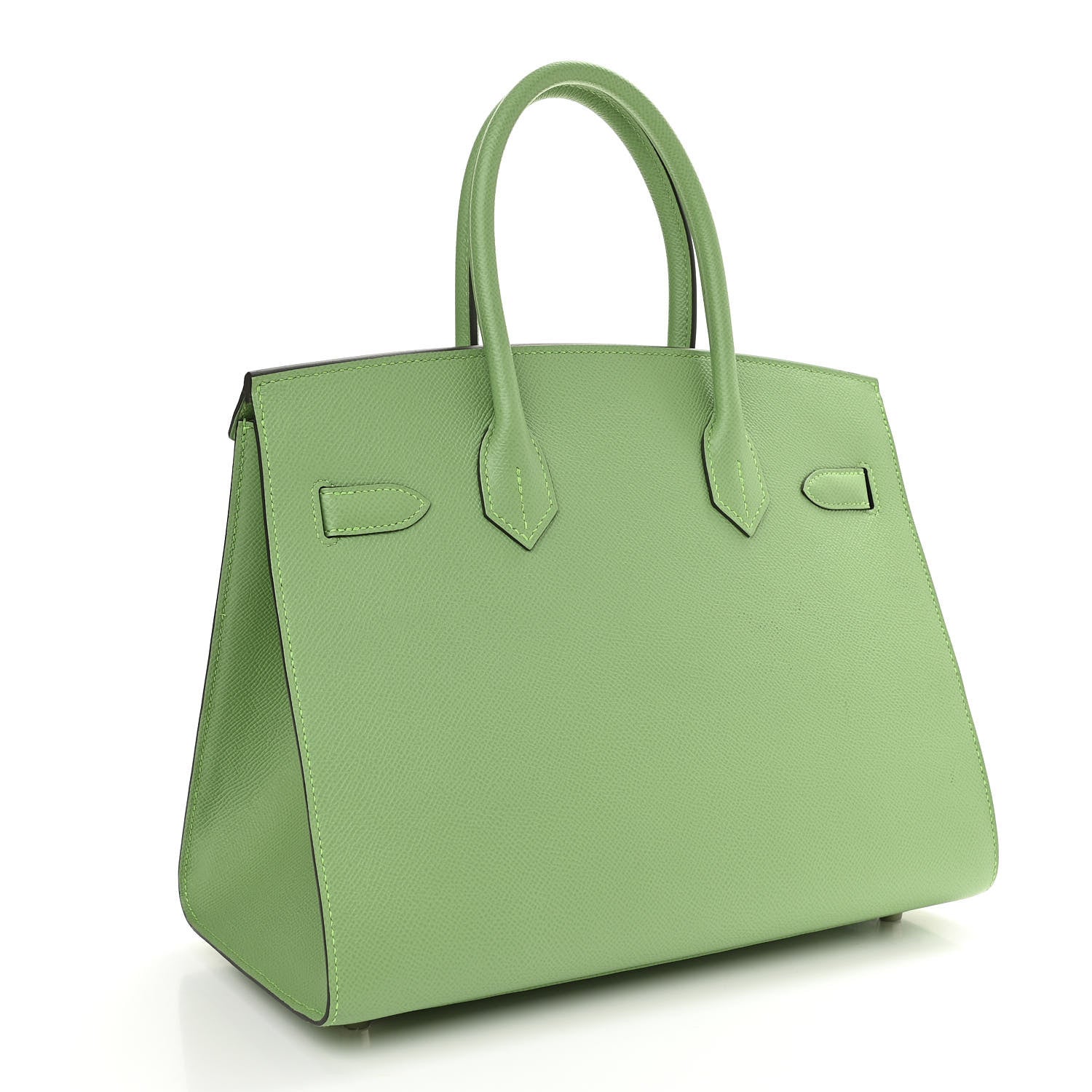 Hermes Epsom Sellier Birkin 30 Vert Criquet 3 of 14