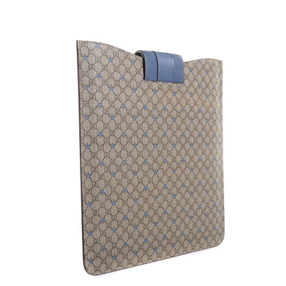 Gucci GG Supreme Monogram Stars iPad Case Blue 3 of 7