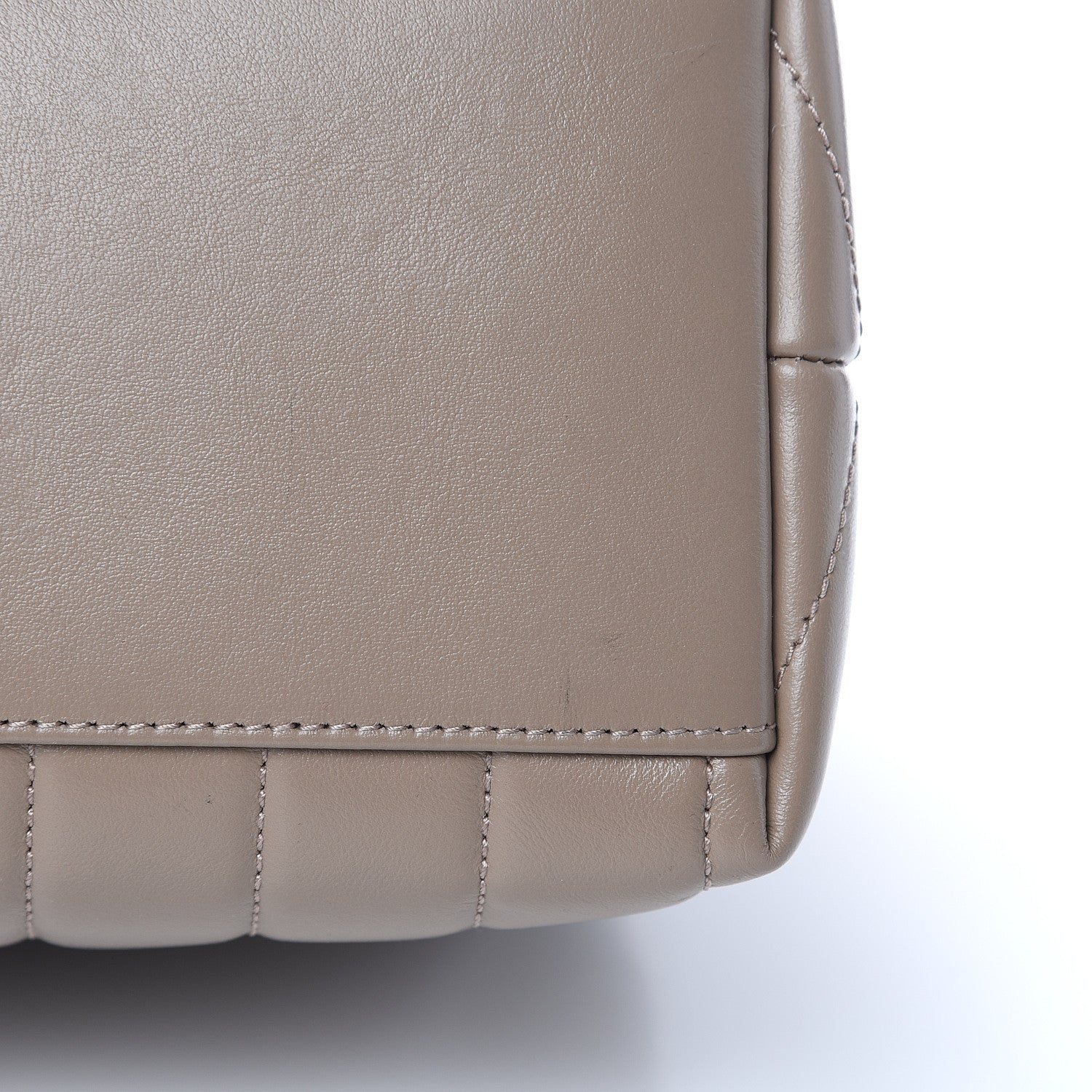 Saint Laurent Calfskin Y Quilted Monogram Medium Loulou Chain Satchel Dusty Grey 10 of 11