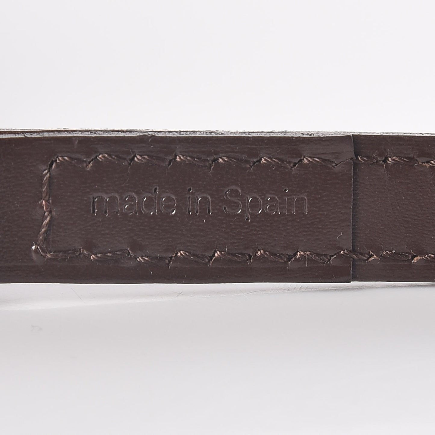 Calfskin 12mm Shoulder Strap Brown