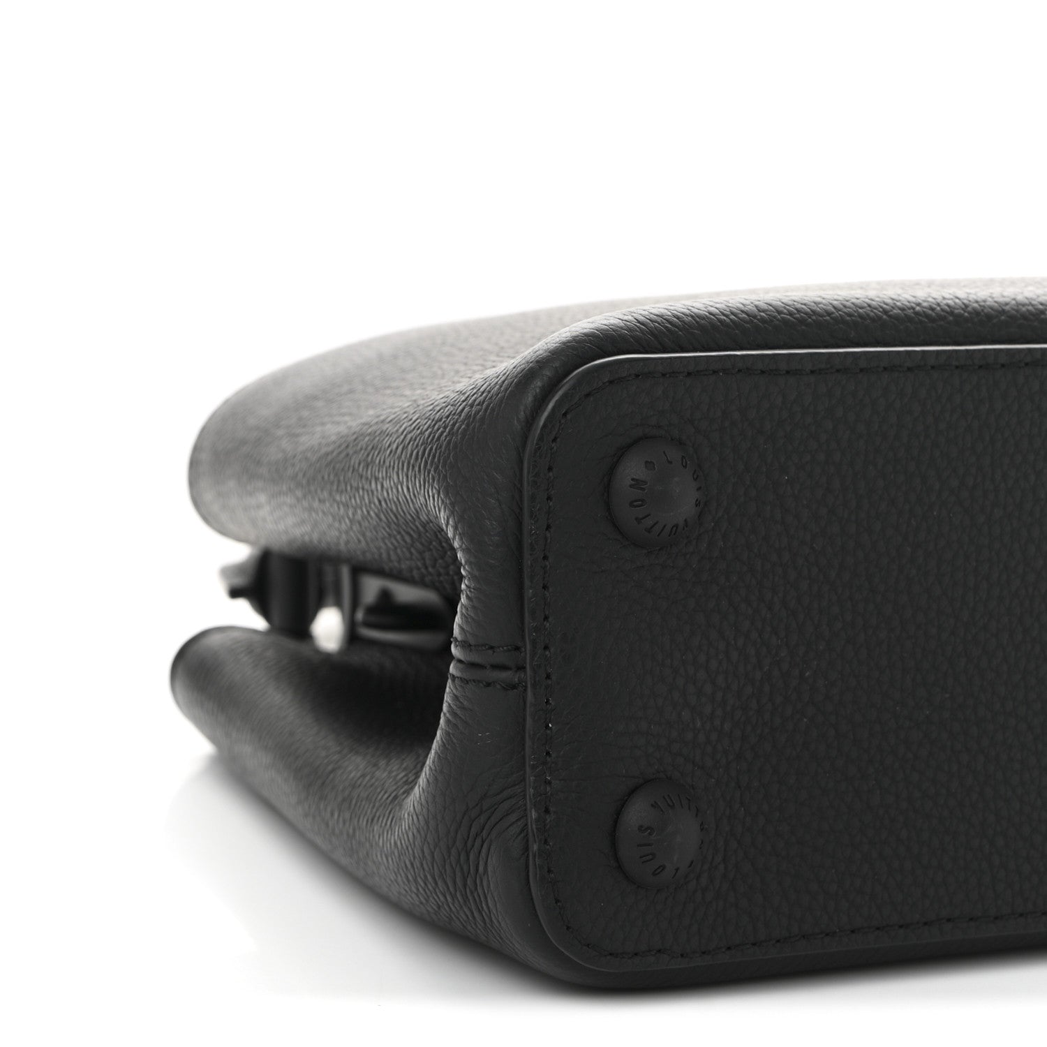 Louis Vuitton Taurillon Capucines BB Matte Black 8 of 9