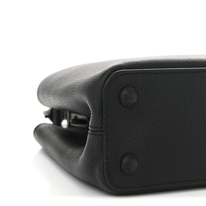 Louis Vuitton Taurillon Capucines BB Matte Black 8 of 9