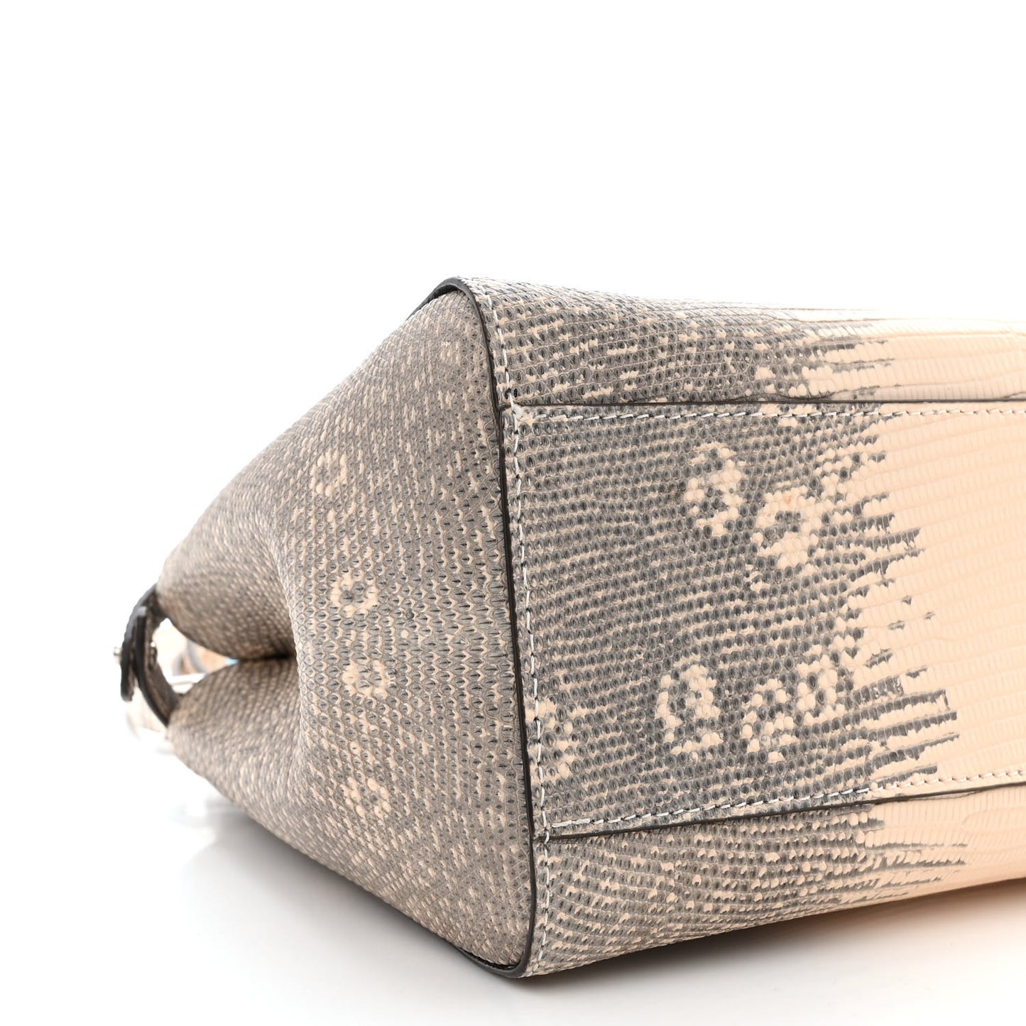 Lizard Togo Shiny Nappa Mini Peekaboo Iconic Satchel Rosa Skin