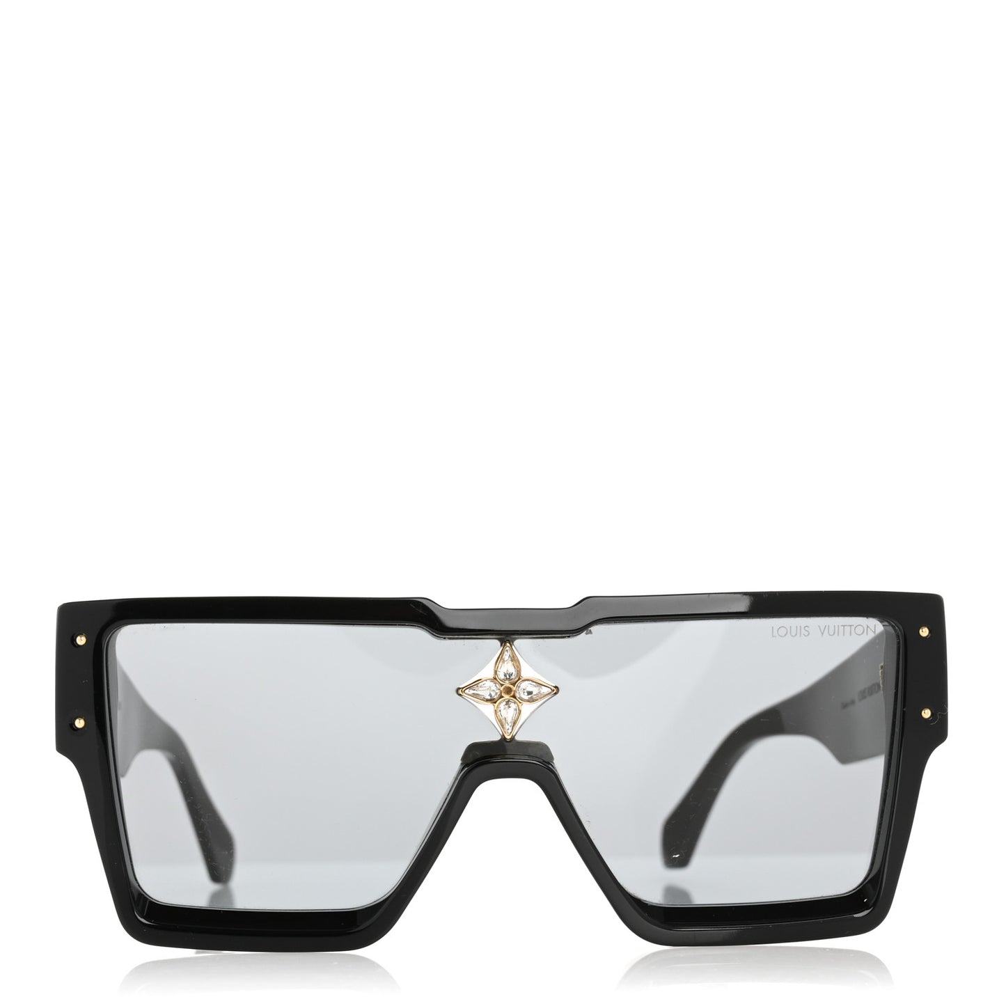 Acetate Swarovski Crystal Cyclone Sunglasses Z1547W Black