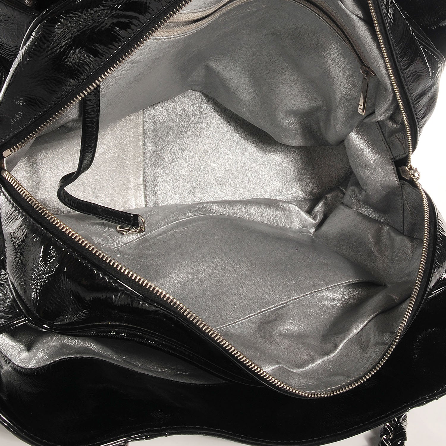 Chanel Patent Luxe Ligne Large Tote Black 5 of 7