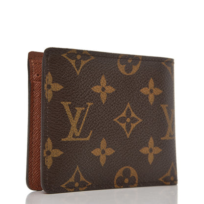 Louis Vuitton Monogram Mens Porte-Billets 3 Card Billfold Wallet 3 of 7