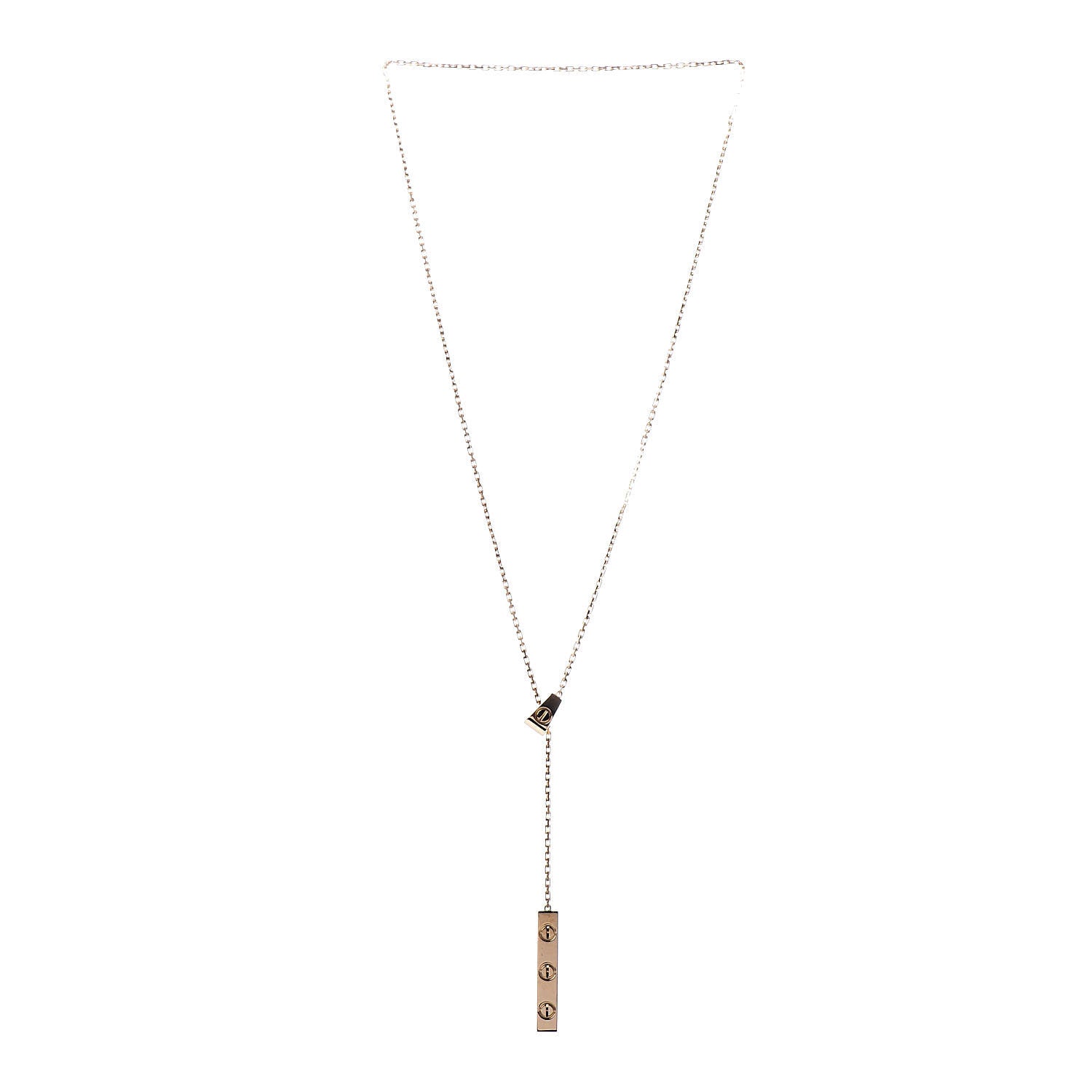 Cartier 18K Yellow Gold LOVE Lariat Necklace 3 of 5