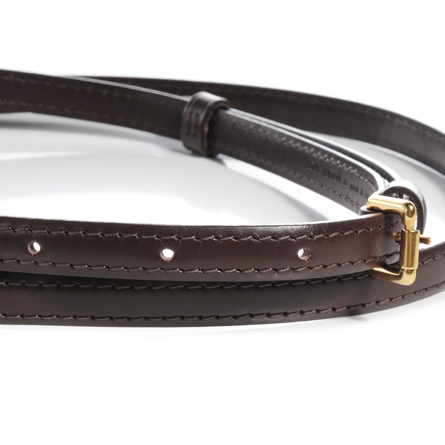 Louis Vuitton Adjustable Shoulder Strap 12mm Brown 5 of 5