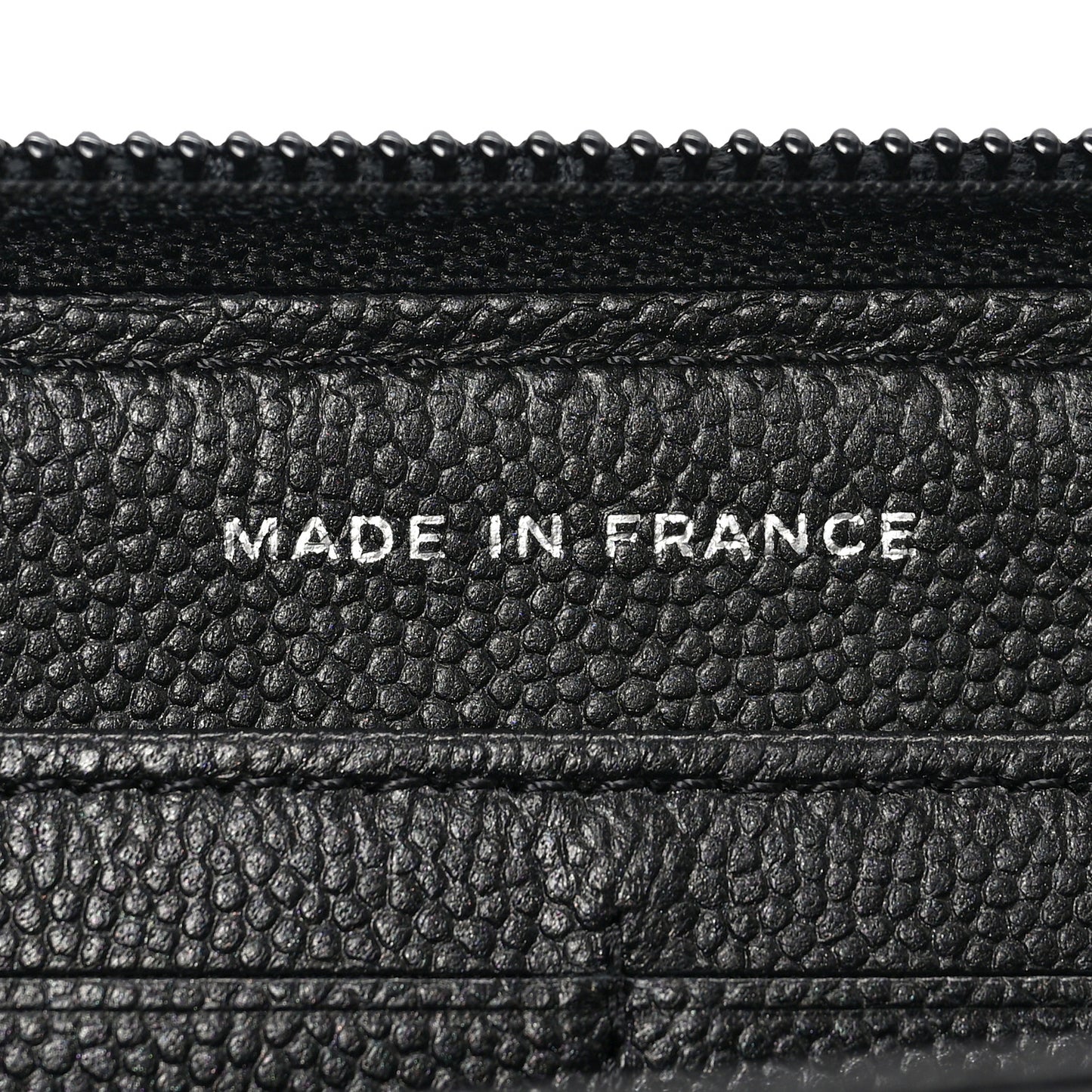 Caviar Quilted Boy Zip Around Organizer Wallet So Black