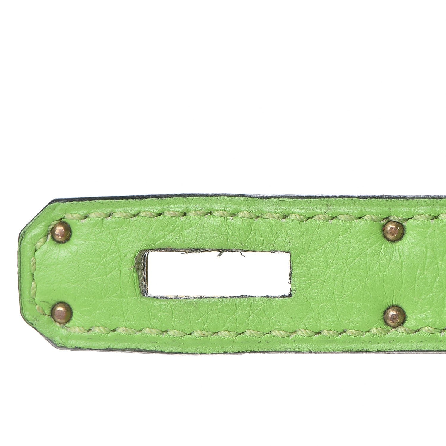 Hermes Taurillon Clemence Kelly Retourne 32 Vert Cru 25 of 41