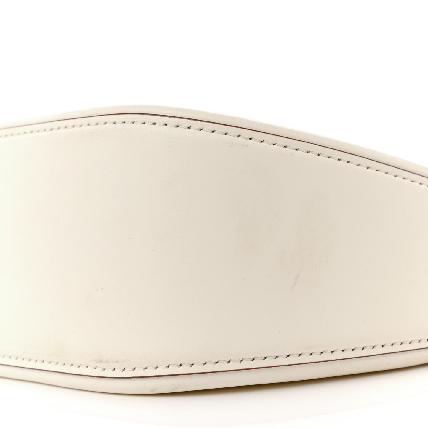 Nappa Mini Vlogo Moon Hobo Bag Ivory