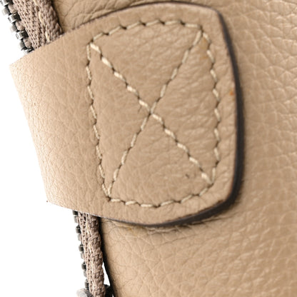 Celine Drummed Calfskin Micro Luggage Dune 17 of 17