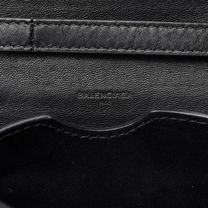 Balenciaga Calfskin Lock Shoulder Bag Black 8 of 8