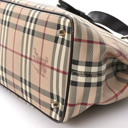 Burberry Haymarket Check Eden Tote Chocolate 11 of 13