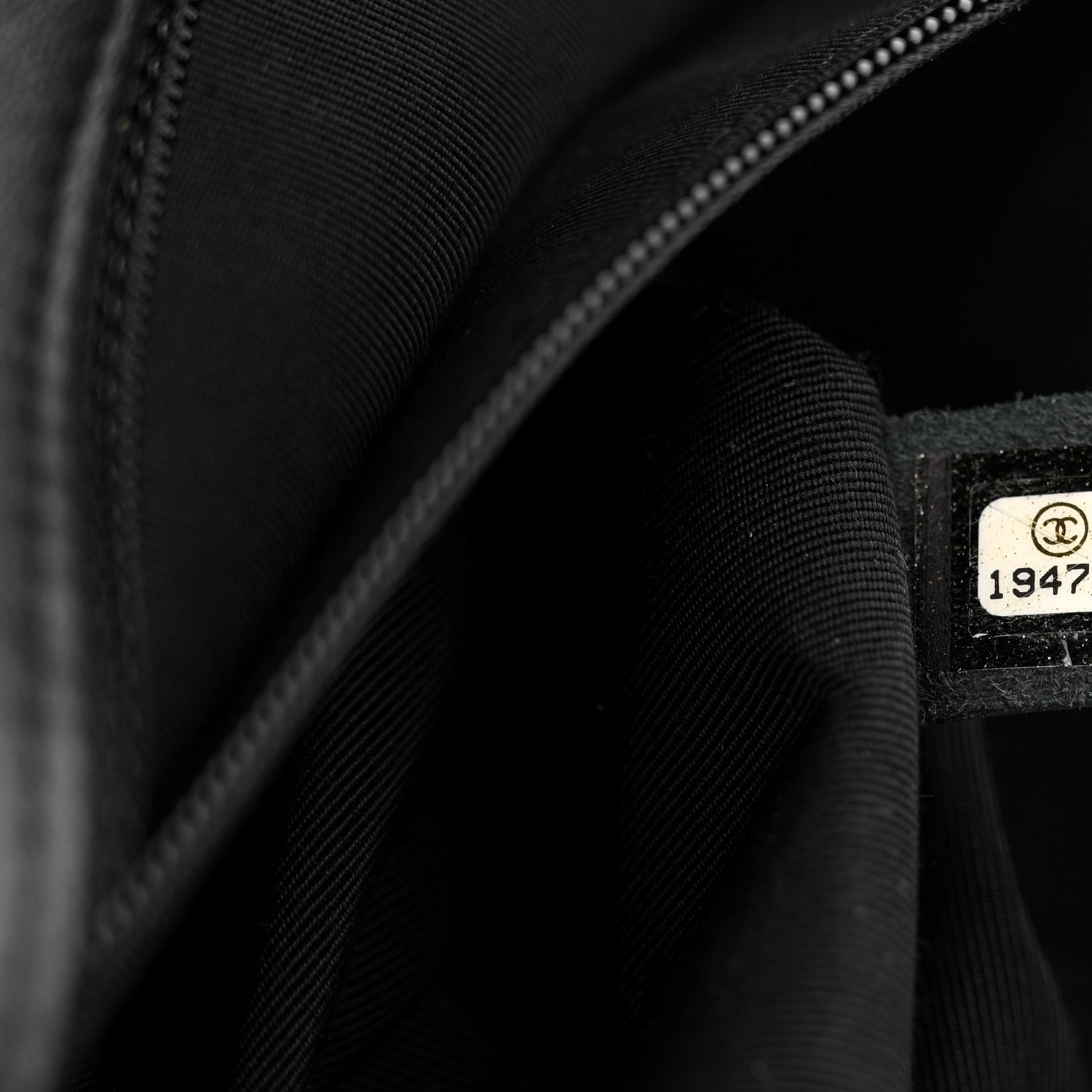 Chanel Lambskin Braided Woven Medium Boy Flap Navy Black 7 of 11