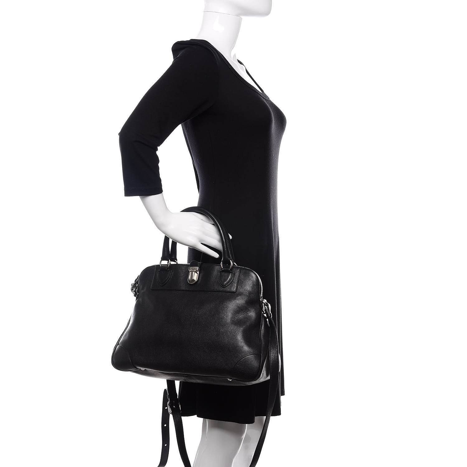 Marc Jacobs Lambskin Manhattan Tribeca Black 3 of 10