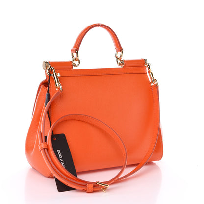 Dolce & Gabbana Dauphine Medium Miss Sicily Satchel Orange 3 of 7