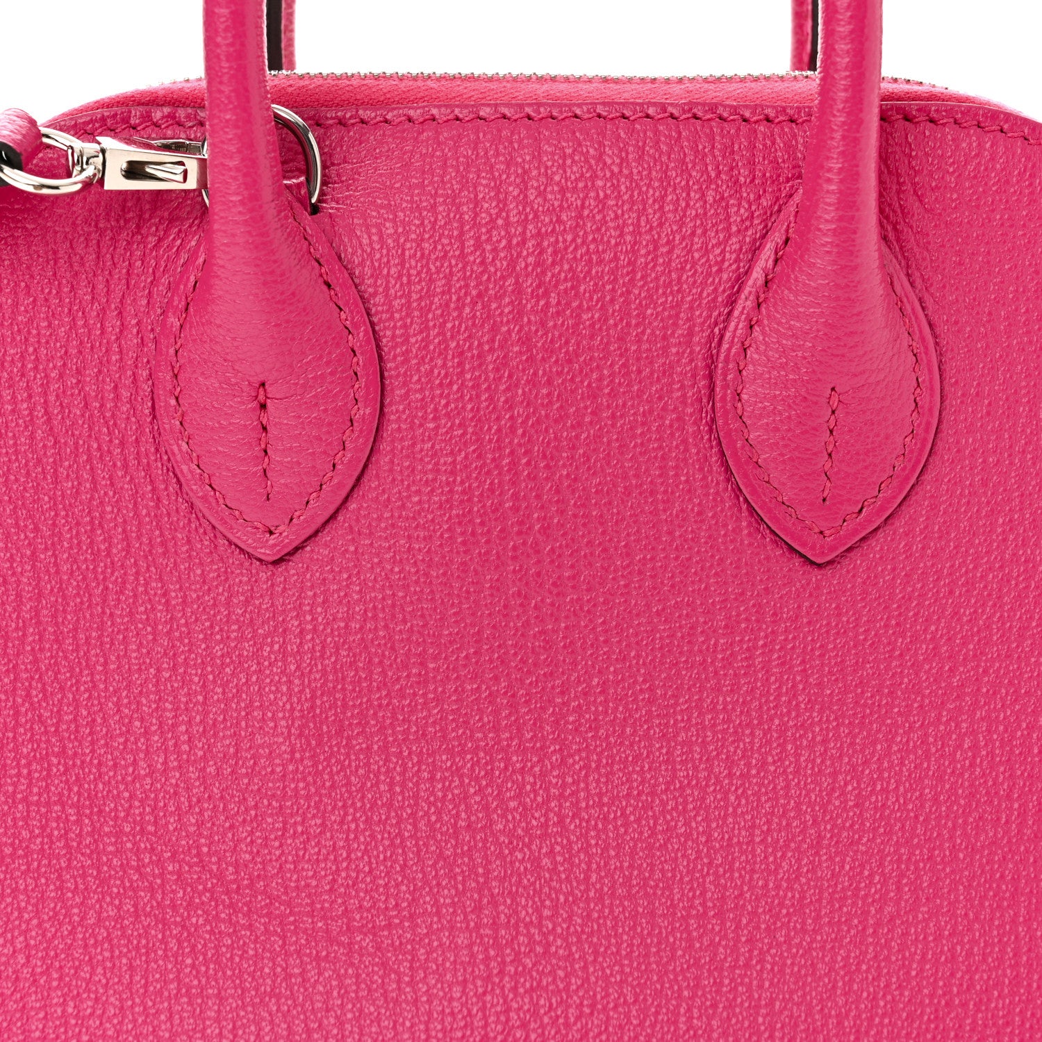 Hermes Chevre Mysore Mini 1923 Bolide Rose D'Ete Rose Shocking 8 of 11