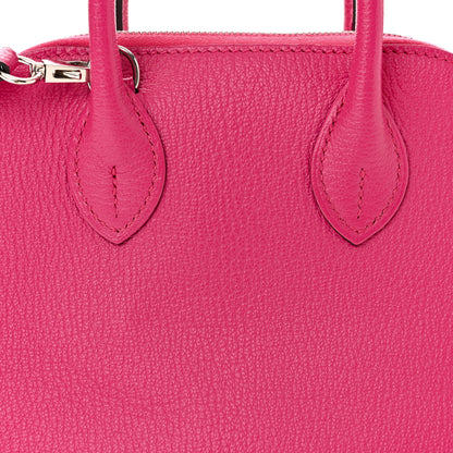 Hermes Chevre Mysore Mini 1923 Bolide Rose D'Ete Rose Shocking 8 of 11