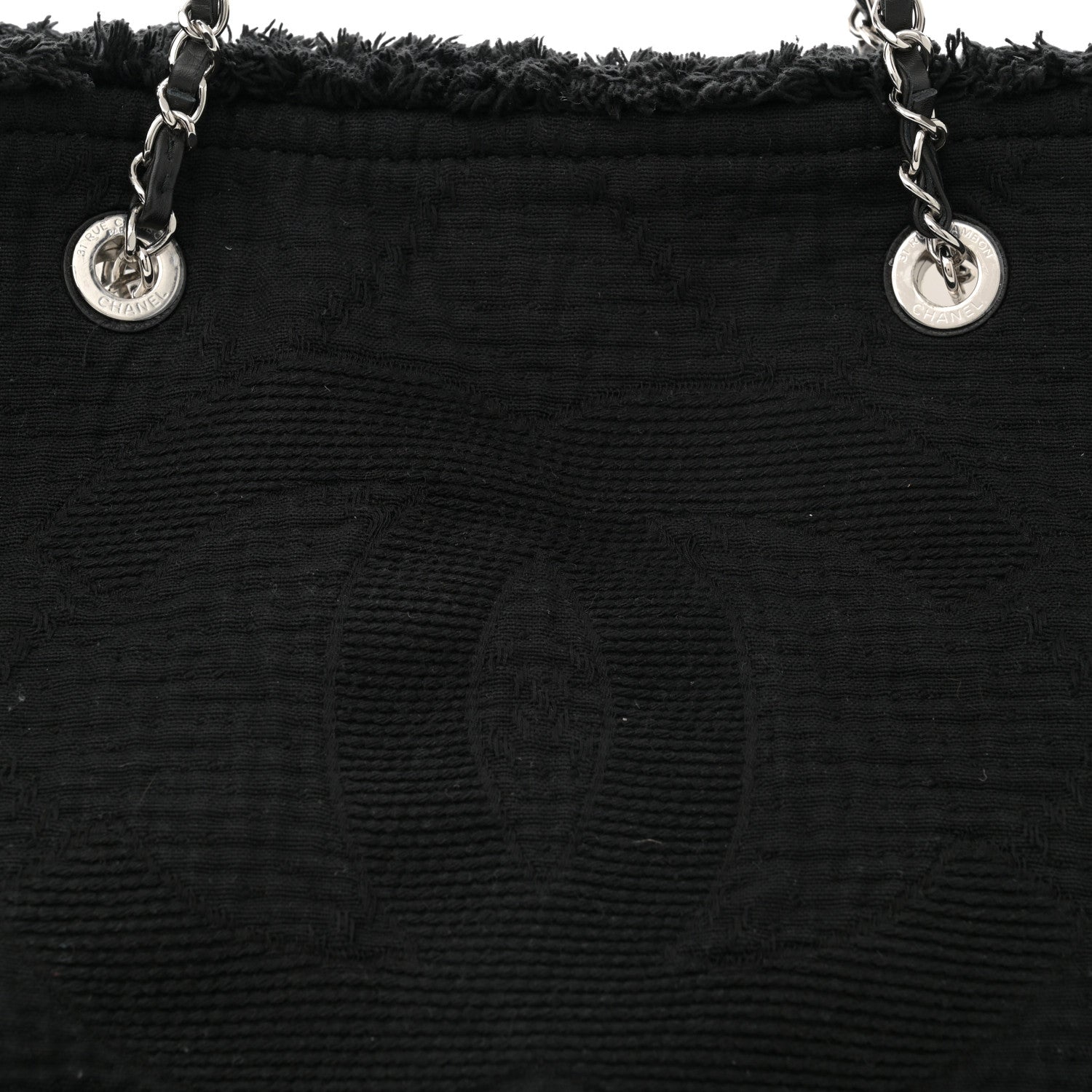 Chanel Canvas Small Double Face Tote Black 8 of 13