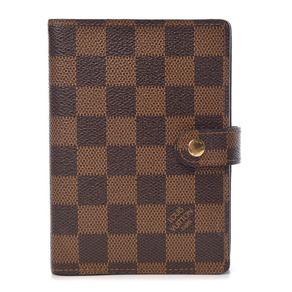 Louis Vuitton Damier Ebene Small Ring Agenda Cover 1 of 7