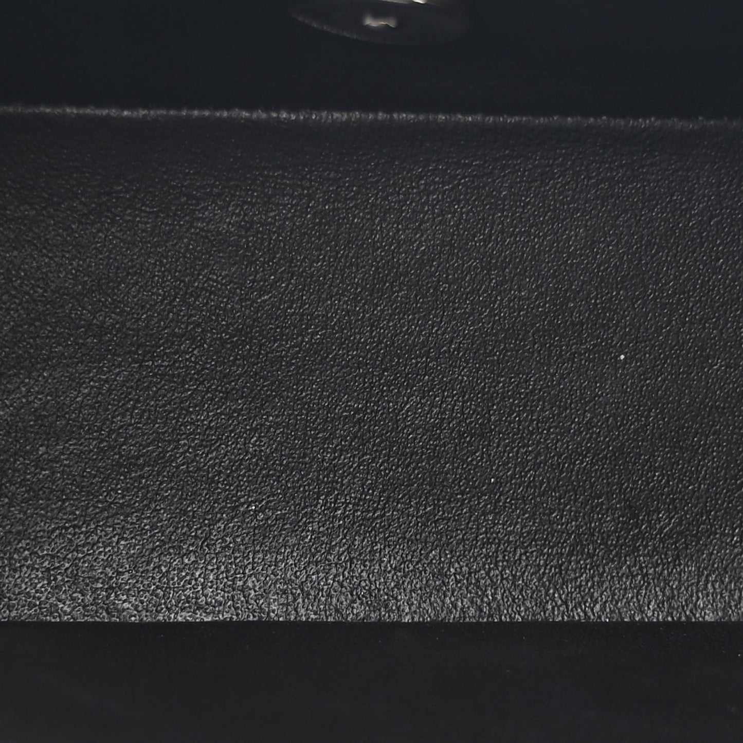 Lambskin Quilted Mini Square Flap Black