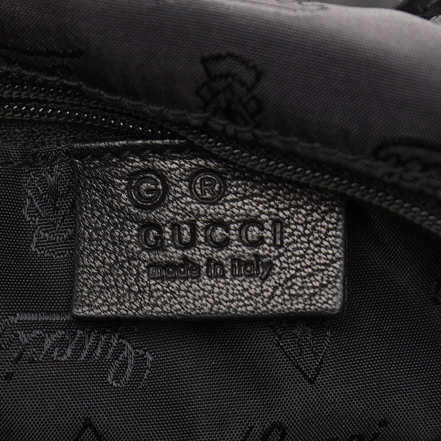 Gucci Guccissima Large Full Moon Tote Black 8 of 11