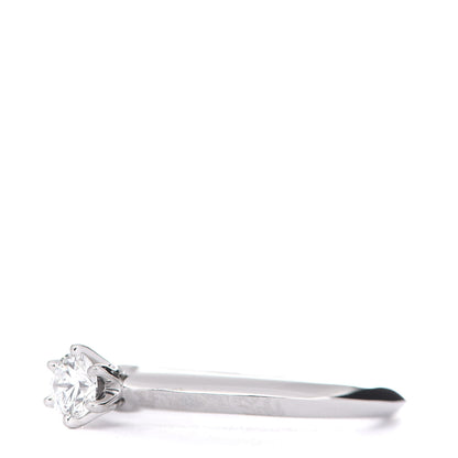 Tiffany Platinum Diamond .20ct Solitaire Engagement Ring 49 5 2 of 6