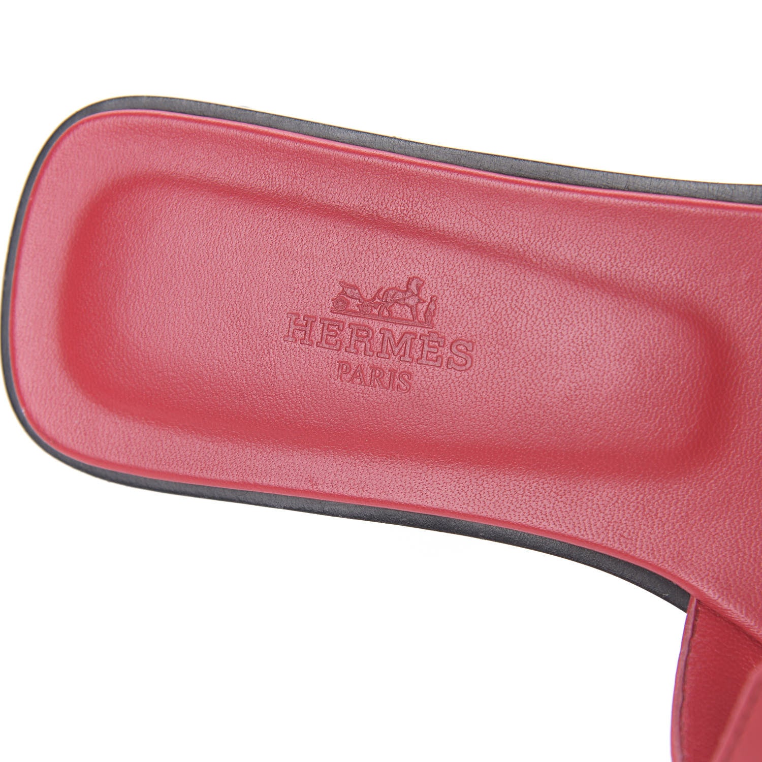 Hermes Calfskin Oran Sandals 37 Rose Cotinga 7 of 10