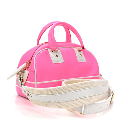 Christian Dior Calfskin Small Dior Vibe Zip Bowling Bag Pink Multicolor 3 of 12