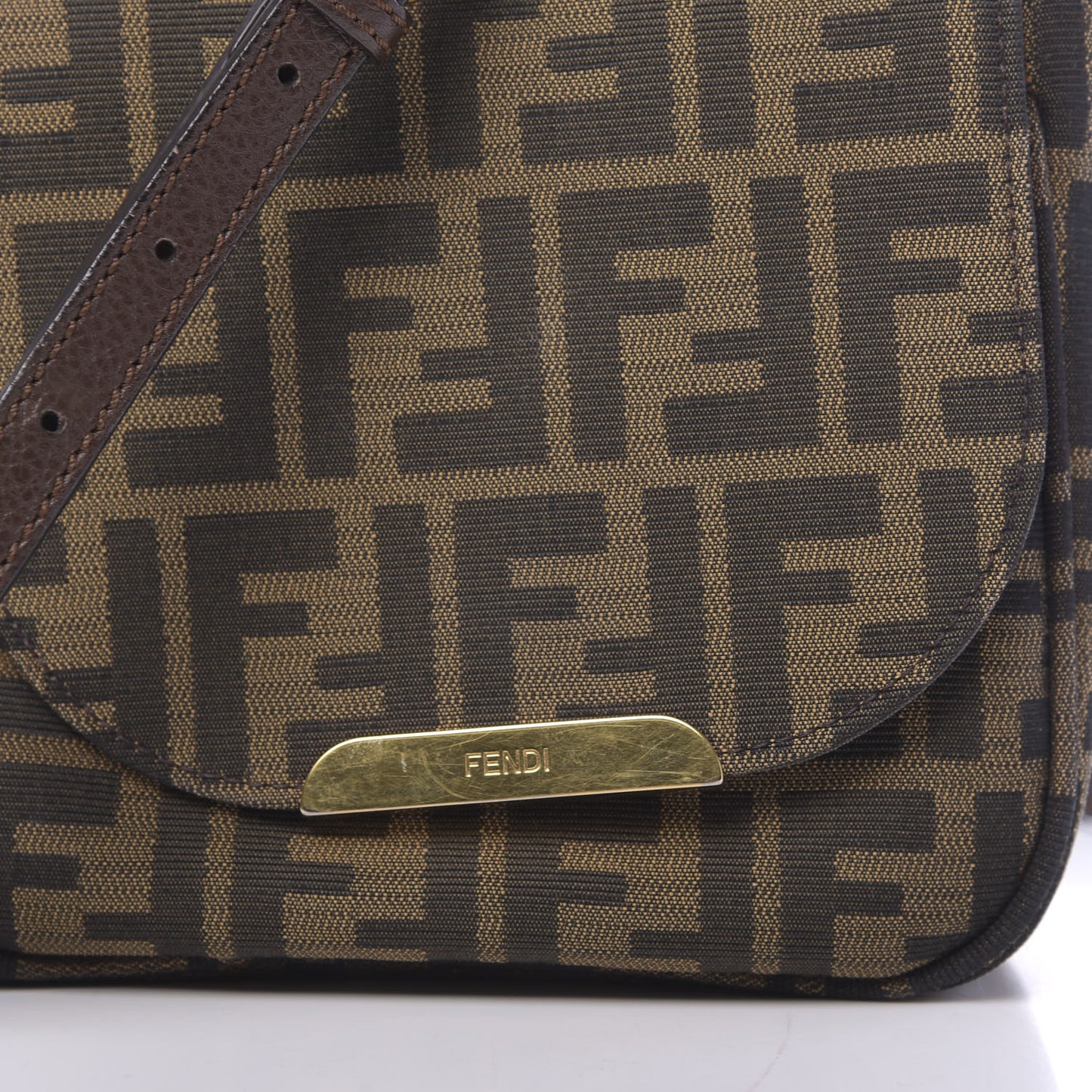 Zucca Vitello Artic Mini Messenger Bag Tobacco Castagna