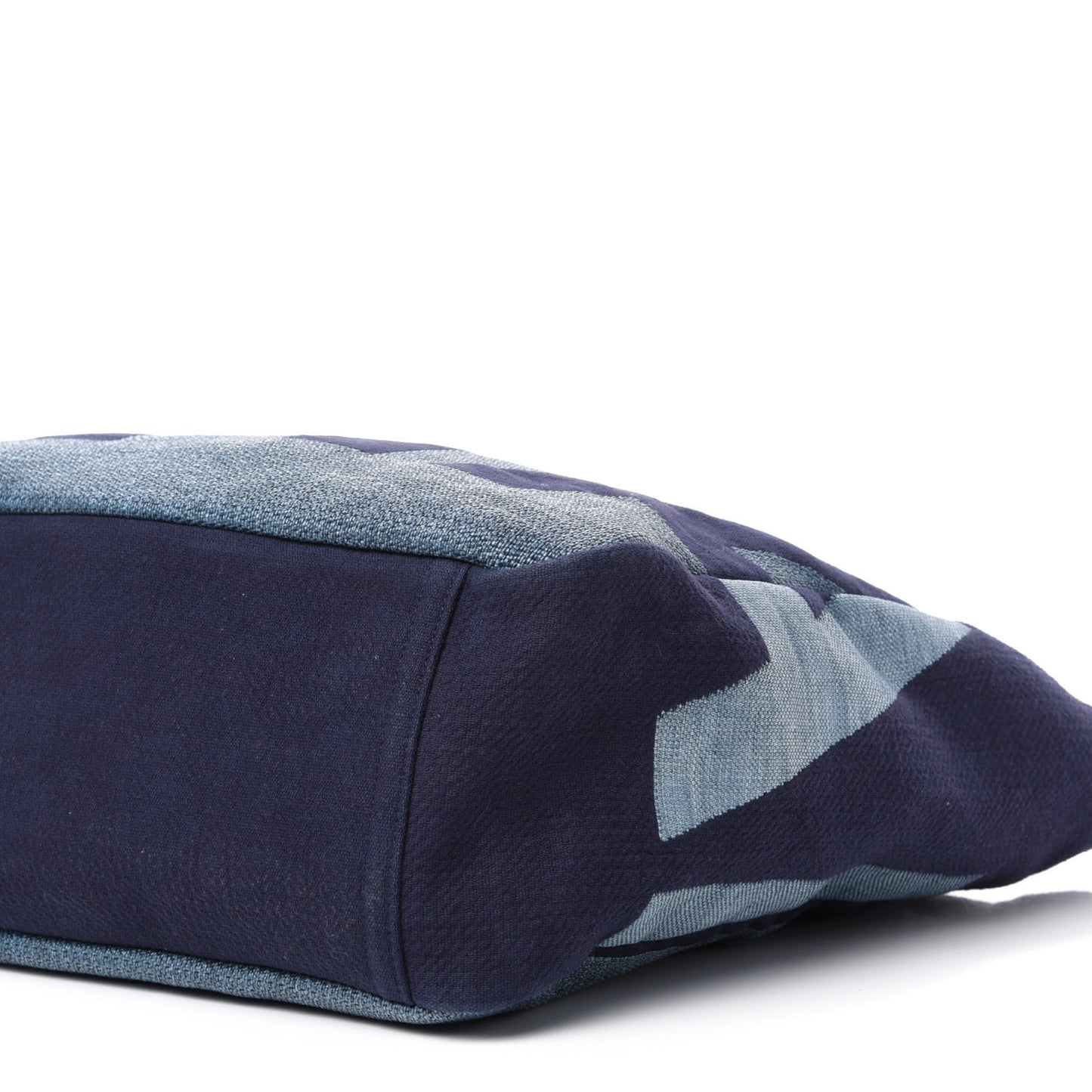 Canvas Large Shopping Tote Dark Blue