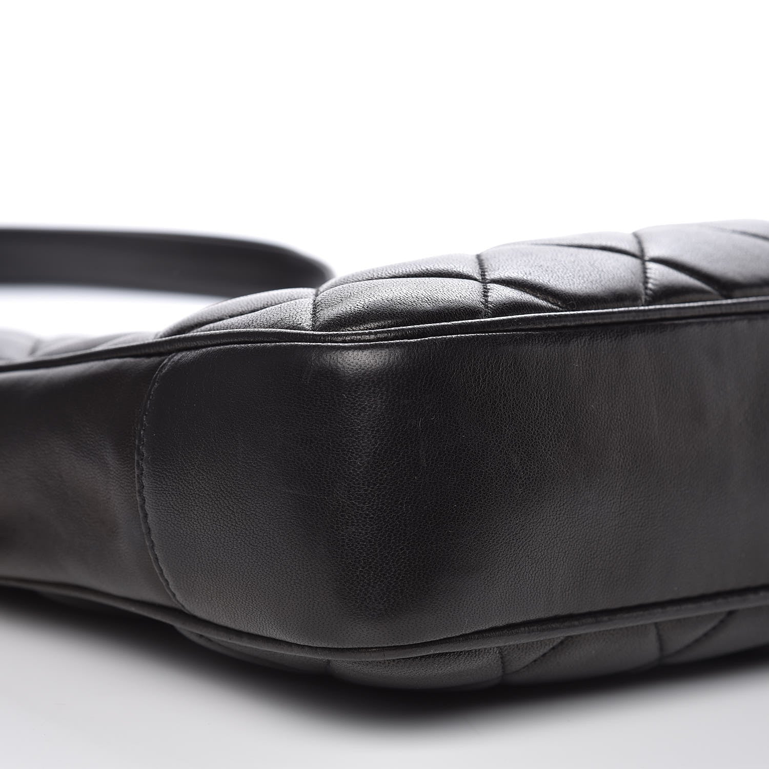 Chanel Lambskin Quilted Shoulder Bag Black 9 of 12