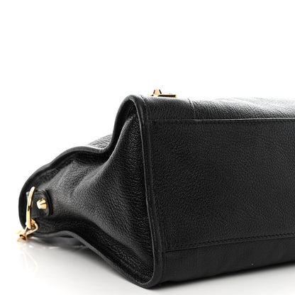 Balenciaga Chevre Gold Metallic Edge Hardware City Black 5 of 12