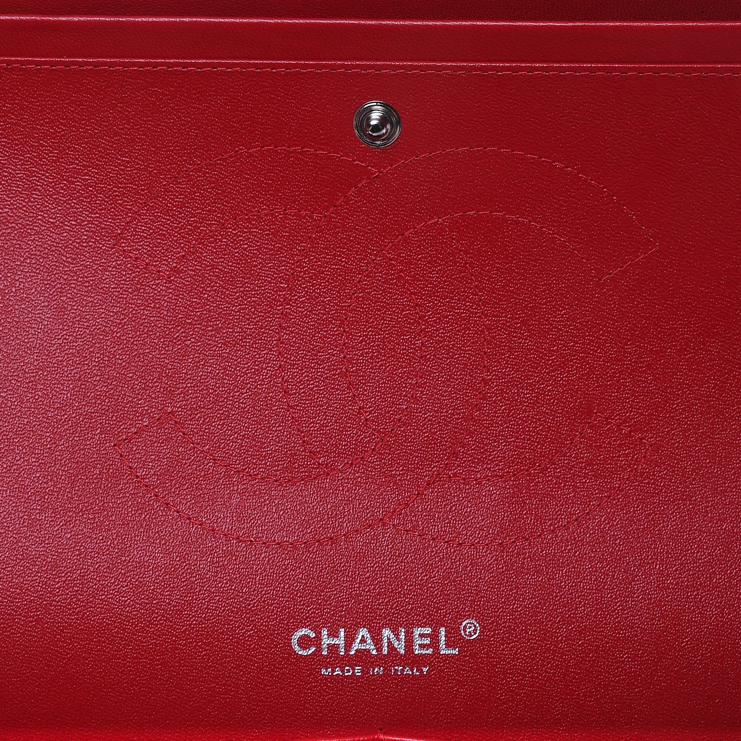 Chanel Lambskin Quilted Jumbo Double Flap Red 6 of 8