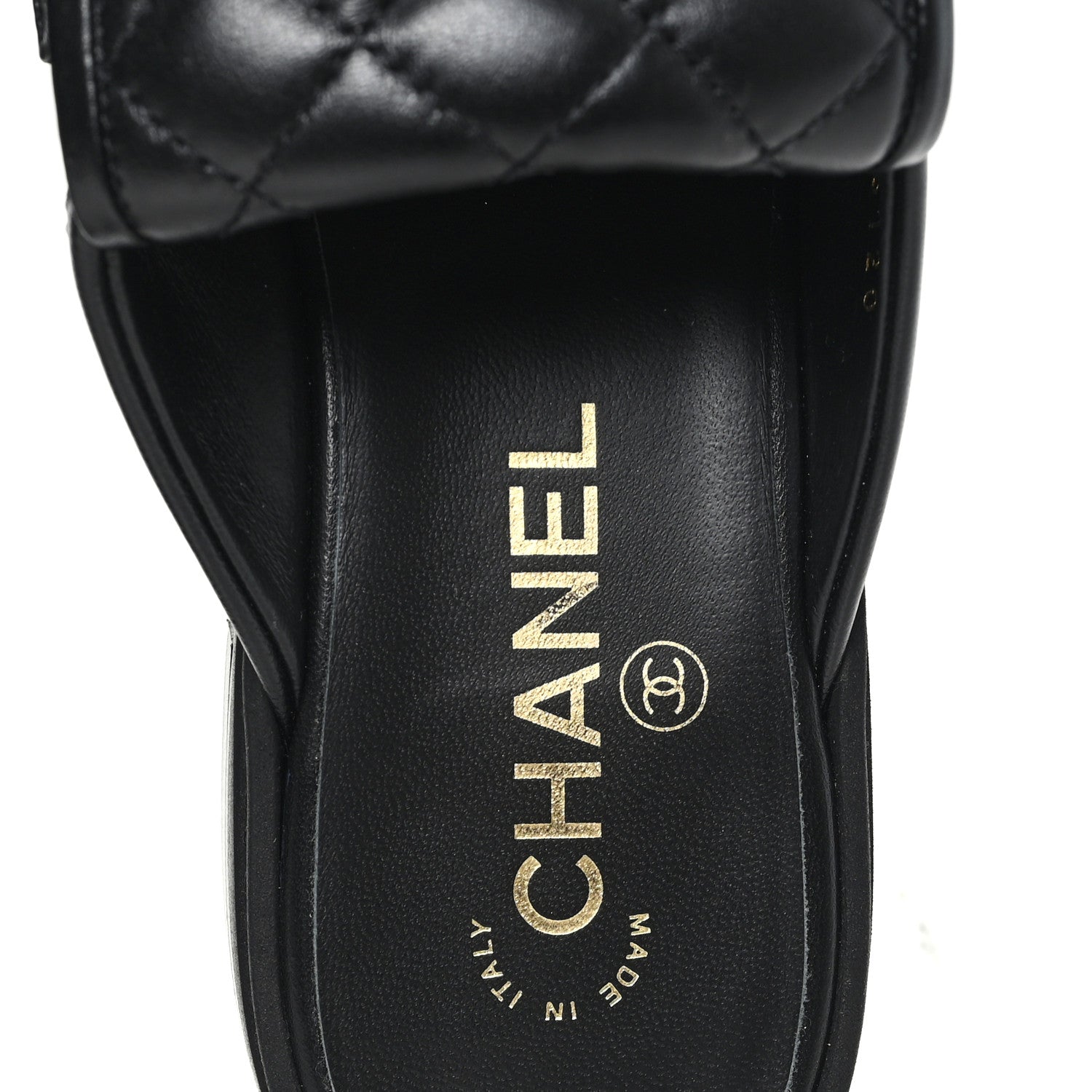 Chanel Lambskin Quilted CC Turnlock Mules 38 Black 8 of 10