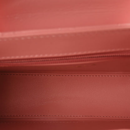 Chanel Shiny Aged Calfskin Quilted Nano Kelly Shopper Coral Pink 5 of 11