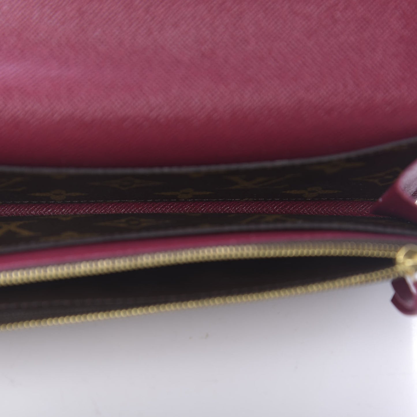 Monogram Emilie Wallet Fuchsia
