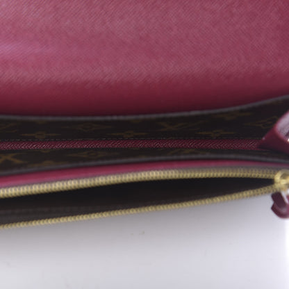 Louis Vuitton Monogram Emilie Wallet Fuchsia 5 of 10