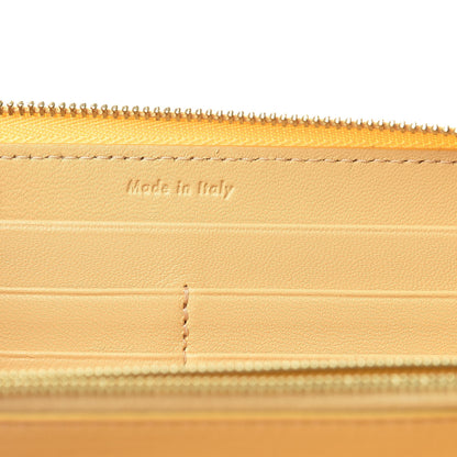 Celine Lambskin Large Zip Around Multifunction Wallet Butter 7 of 12
