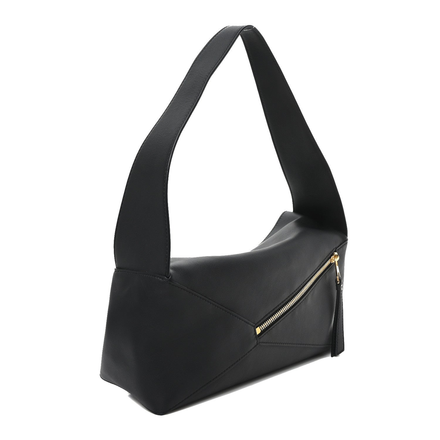 Loewe Calfskin Puzzle Hobo Black 3 of 10