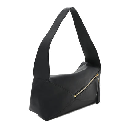 Loewe Calfskin Puzzle Hobo Black 3 of 10