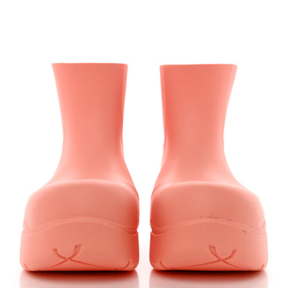 Bottega Veneta Rubber Puddle Ankle Boots 38 Flamingo 2 of 9