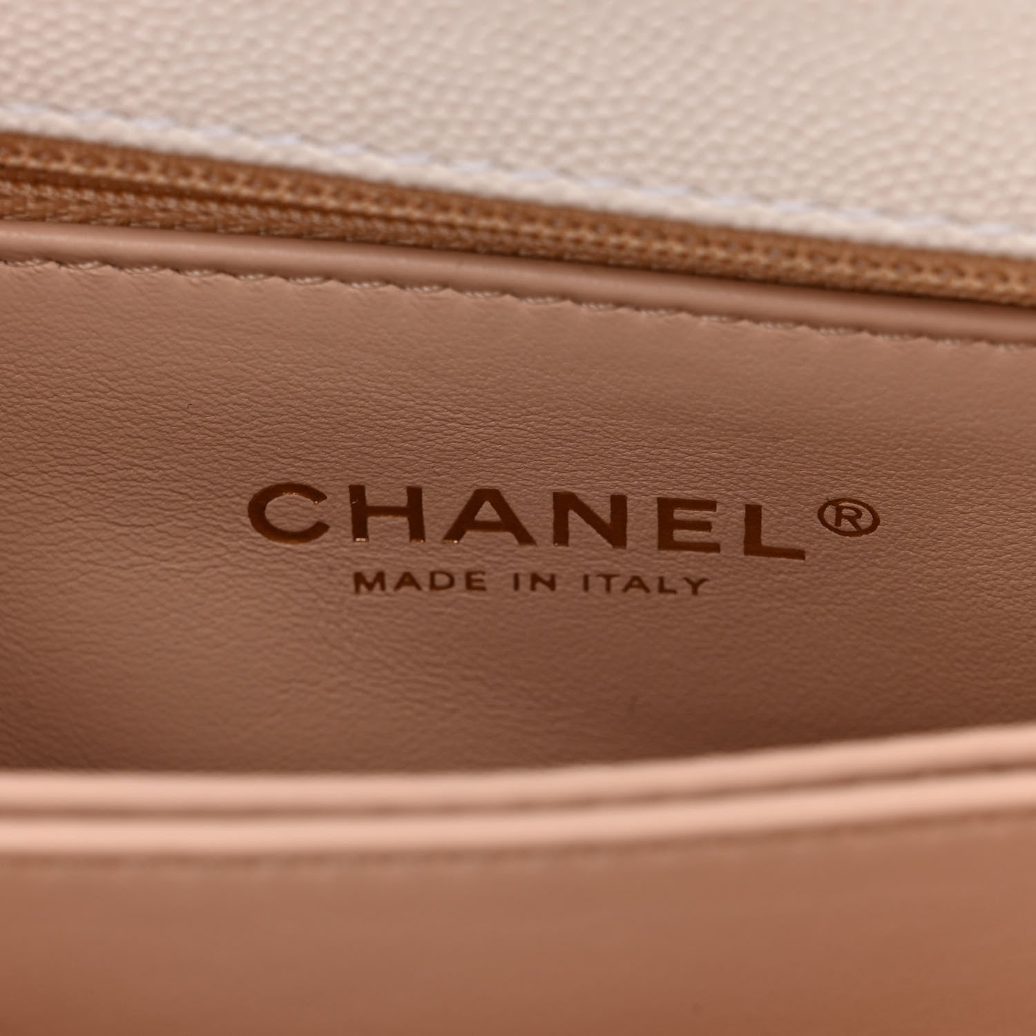 Chanel Caviar Quilted Mini Coco Handle Flap White 6 of 12