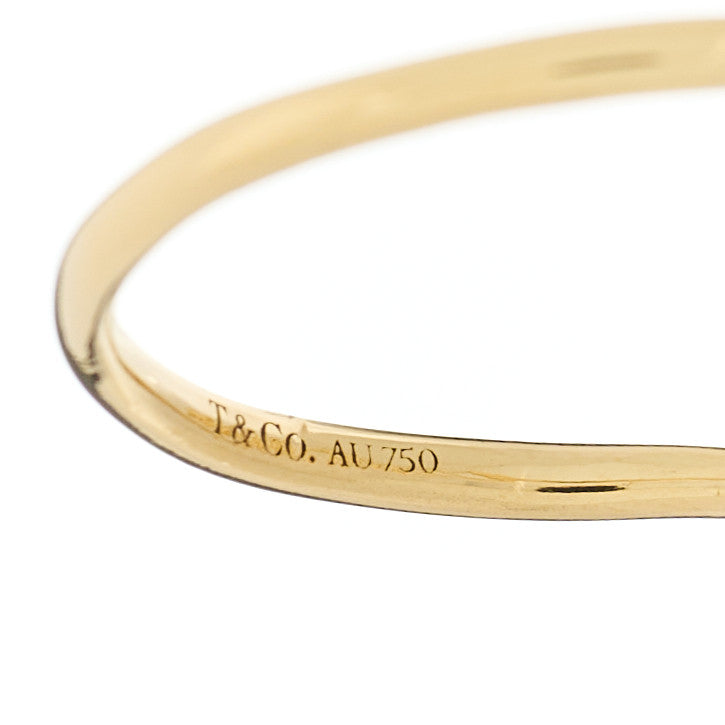 18K Yellow Gold Paloma's Graffiti Love Ring 55 7.25