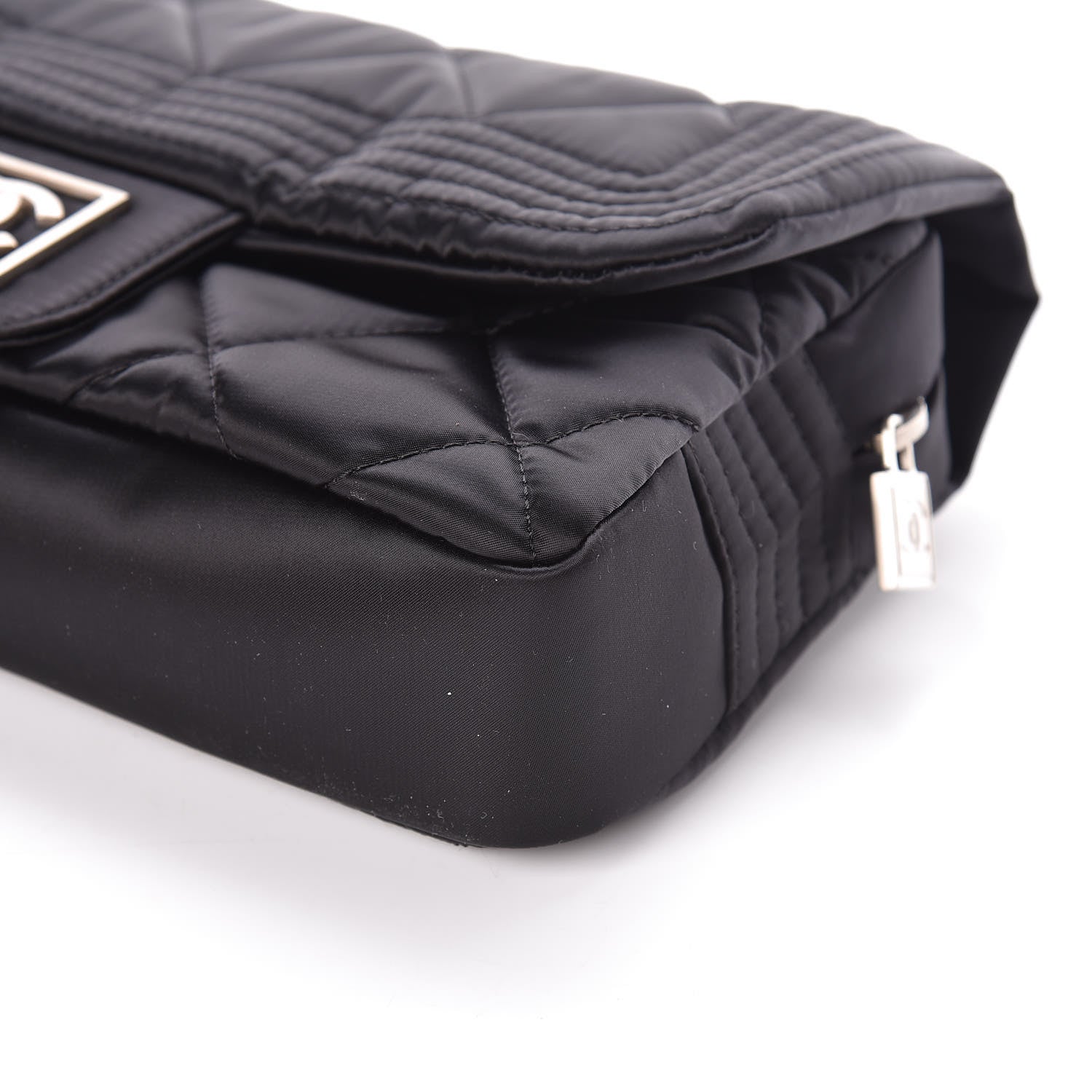 Chanel Nylon Ski Sport Flap Black 6 of 12