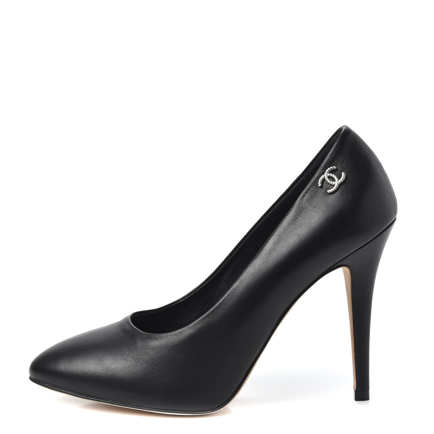 Lambskin CC Pumps 37.5 Black