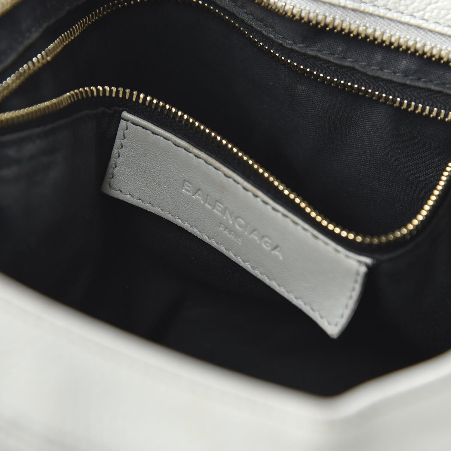 Balenciaga Chevre Gold Metallic Edge Hardware City Gris Perle 10 of 13