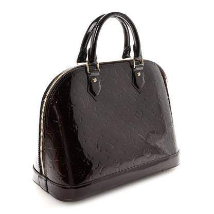 Louis Vuitton Vernis Alma PM Amarante 3 of 10
